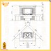 Каминная облицовка Аккорд (МЕТА) 700 угловая